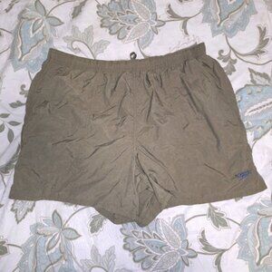 A pair of Speedo men's swim trunks in a size XL. Pre-loved in great condition